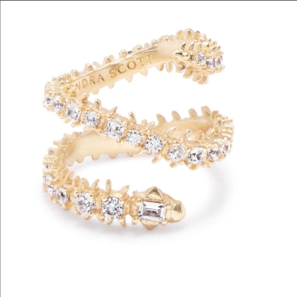 NWT Kendra Scott Gold Beck Ring